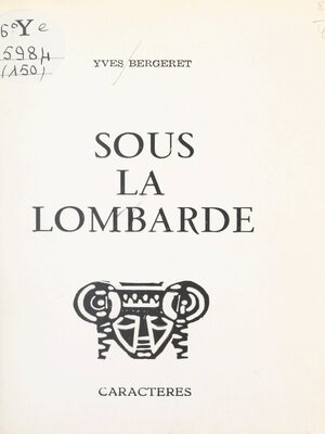 cover image of Sous la lombarde